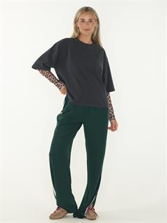 T-SHIRT LOOSE FIT LEOPARD MESH SLEEVES
