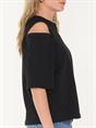 T-SHIRT LOOSE FIT OPEN SHOULDER