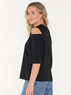 T-SHIRT LOOSE FIT OPEN SHOULDER
