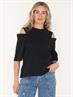 T-SHIRT LOOSE FIT OPEN SHOULDER