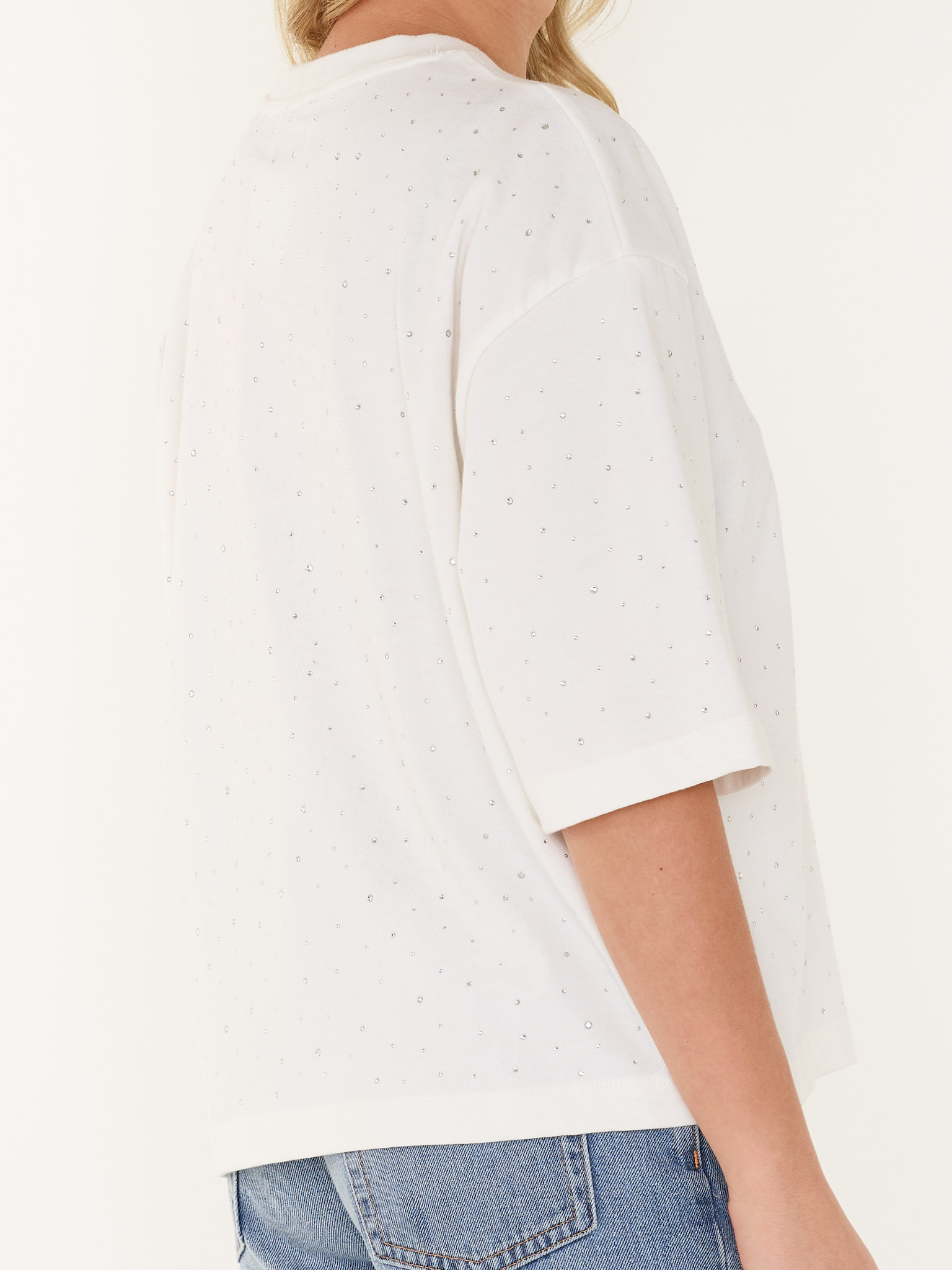 T-SHIRT LOOSE FIT STRASS