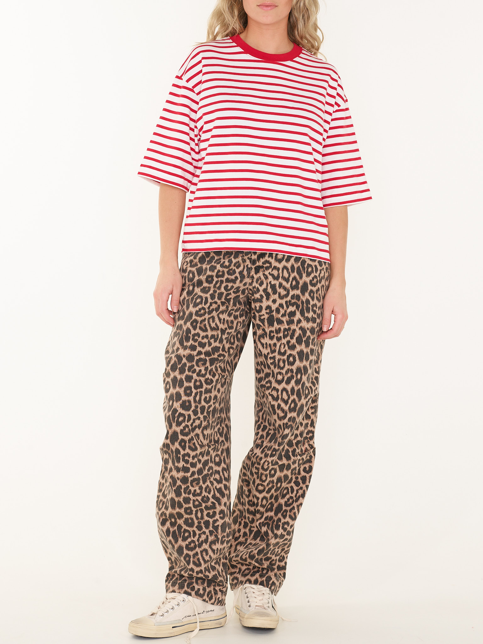 T-SHIRT LOOSE FIT STRIPE