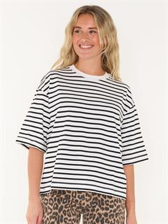 T-SHIRT LOOSE FIT YARN DYED STRIPE