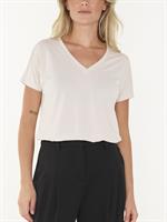 T-SHIRT MSCHFENYA MODAL V-NECK