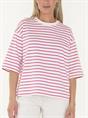 T-SHIRT STRIPED LOOSE FIT