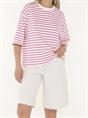 T-SHIRT STRIPED LOOSE FIT