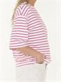 T-SHIRT STRIPED LOOSE FIT
