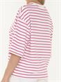 T-SHIRT STRIPED LOOSE FIT