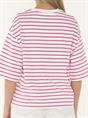T-SHIRT STRIPED LOOSE FIT