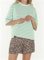 T-SHIRT STRIPED LOOSE FIT