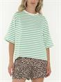 T-SHIRT STRIPED LOOSE FIT