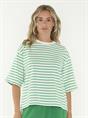 T-SHIRT STRIPED LOOSE FIT