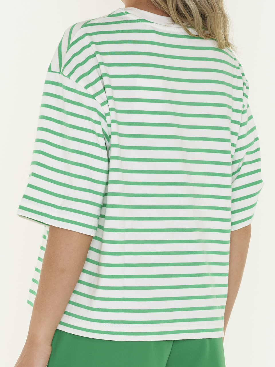 T-SHIRT STRIPED LOOSE FIT
