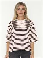 T-SHIRT STRIPED LOOSE FIT