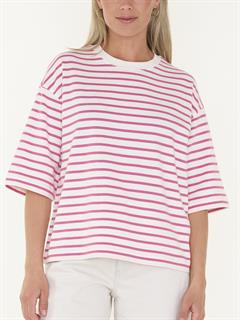 T-SHIRT STRIPED LOOSE FIT