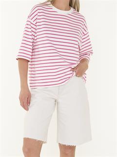 T-SHIRT STRIPED LOOSE FIT