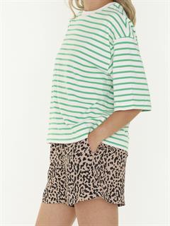 T-SHIRT STRIPED LOOSE FIT