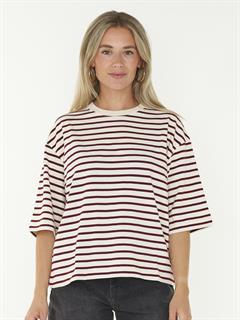 T-SHIRT STRIPED LOOSE FIT