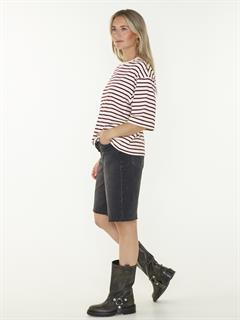 T-SHIRT STRIPED LOOSE FIT