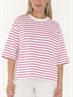 T-SHIRT STRIPED LOOSE FIT