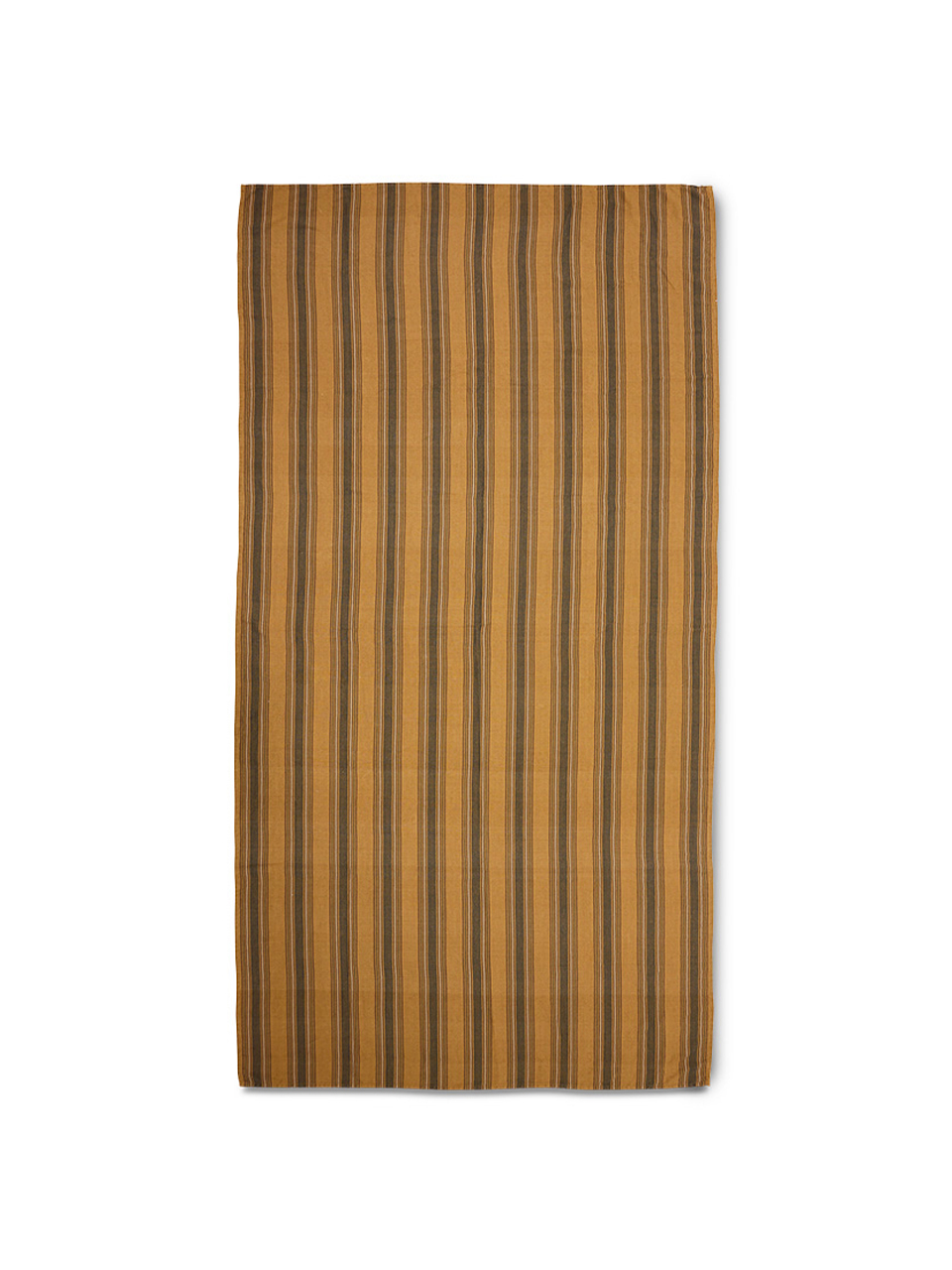 TABLE CLOTH VIDA STRIPED AMBER/GREY 160X300CM