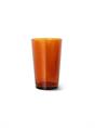 TEA GLASSES 70S AMBER BROWN SET OF 4
