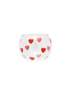 TEA LIGHT HOLDER CLASSIC LOVE RED