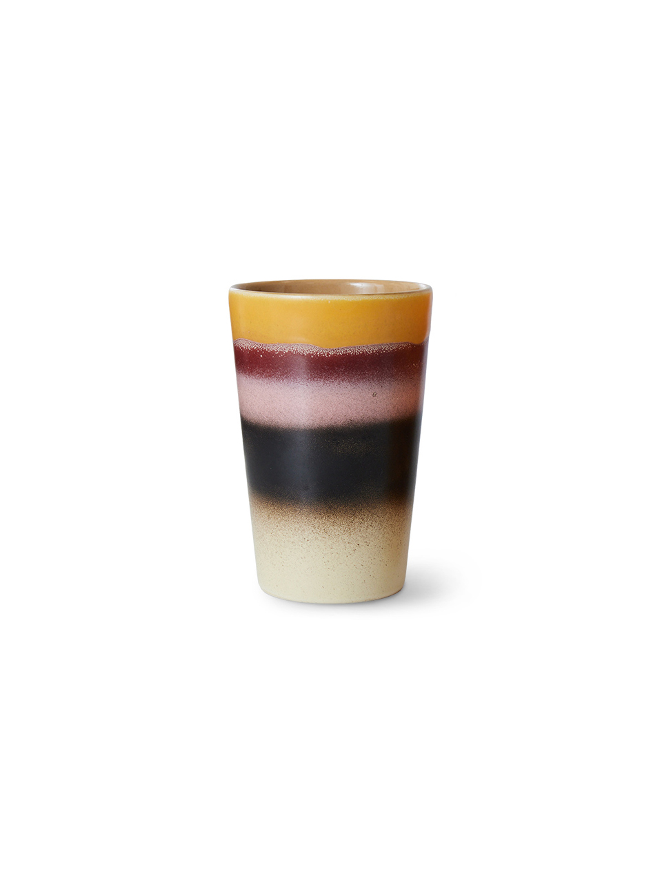 TEA MUG 70'S CERAMICS SUNSET
