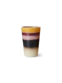 TEA MUG 70'S CERAMICS SUNSET