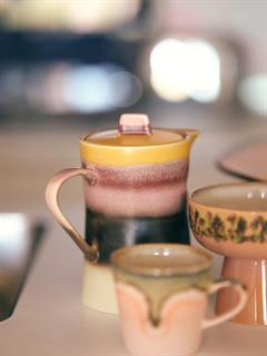 TEA POT 70'S CERAMICS SUNSET