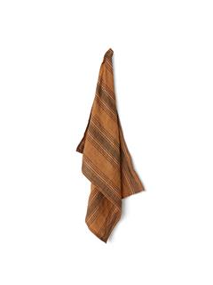 TEA TOWEL VIDA STRIPED AMBER/GREY