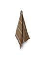 TEA TOWEL VIDA STRIPED SAND/CREAM 50X70CM