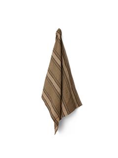 TEA TOWEL VIDA STRIPED SAND/CREAM 50X70CM