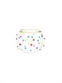 TEALIGHT HOLDER CONFETTI GLASS