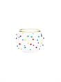 TEALIGHT HOLDER CONFETTI GLASS