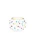 TEALIGHT HOLDER CONFETTI GLASS