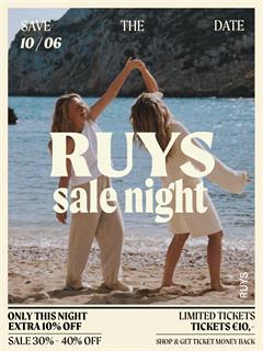 TICKET RUYS SALE NIGHT