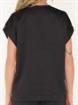 TOP D6LUIZA SATIN V-NECK