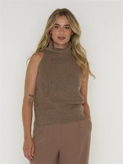 TOP D6YALENA HALTER KNIT