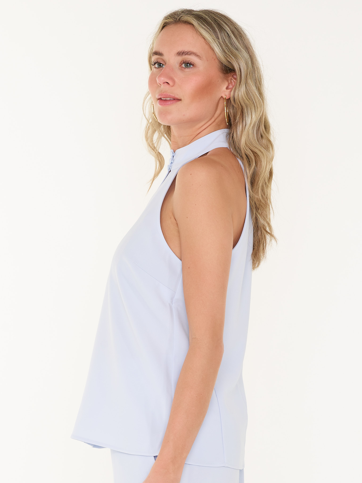 TOP DECE DRAPEY HALTER