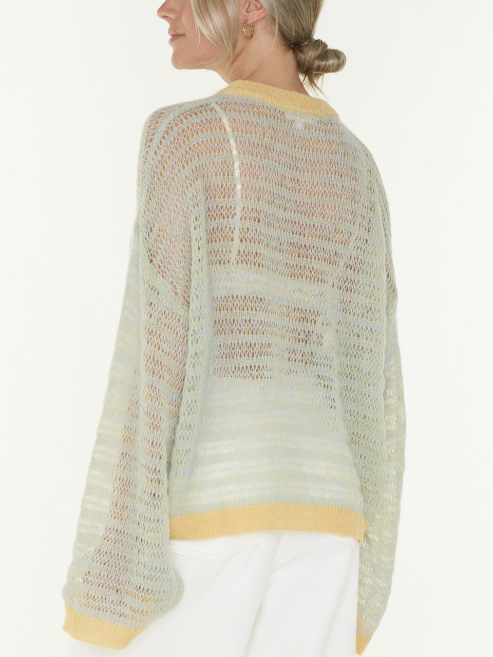 TOP LOOSE KNIT LS