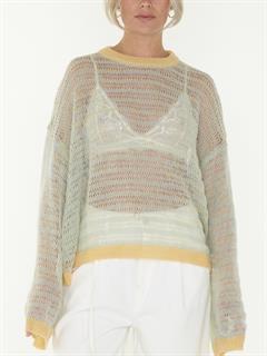 TOP LOOSE KNIT LS