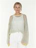TOP LOOSE KNIT LS