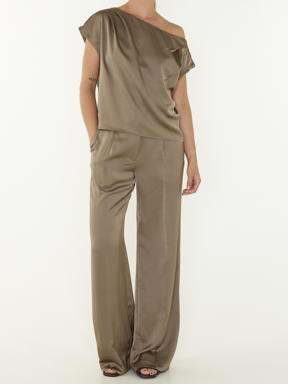 TOP ROAM SATIN DRAPEY