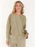 TOP ROCCO SATIN BUTTON DETAIL