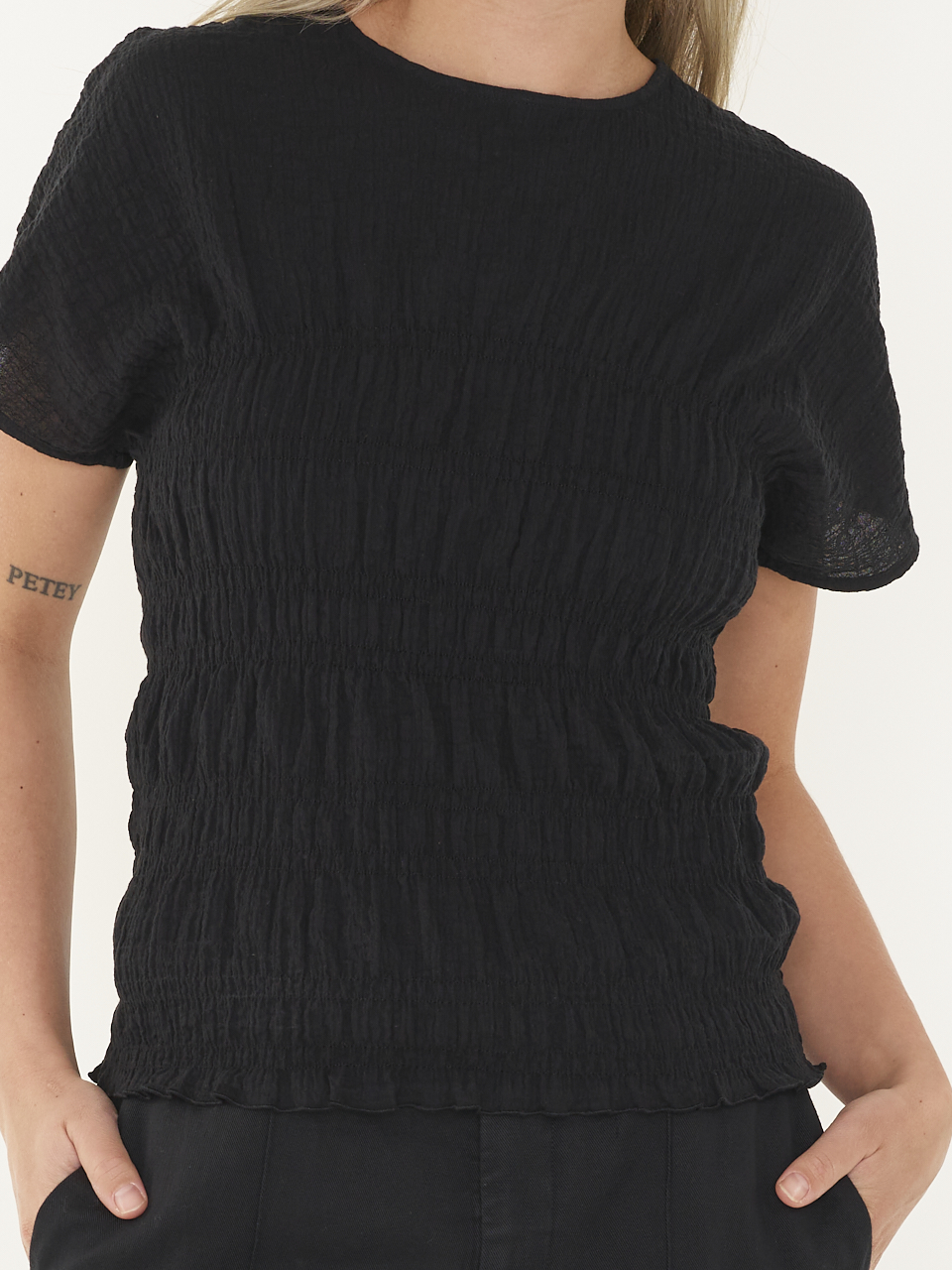 TOP SMOCKED