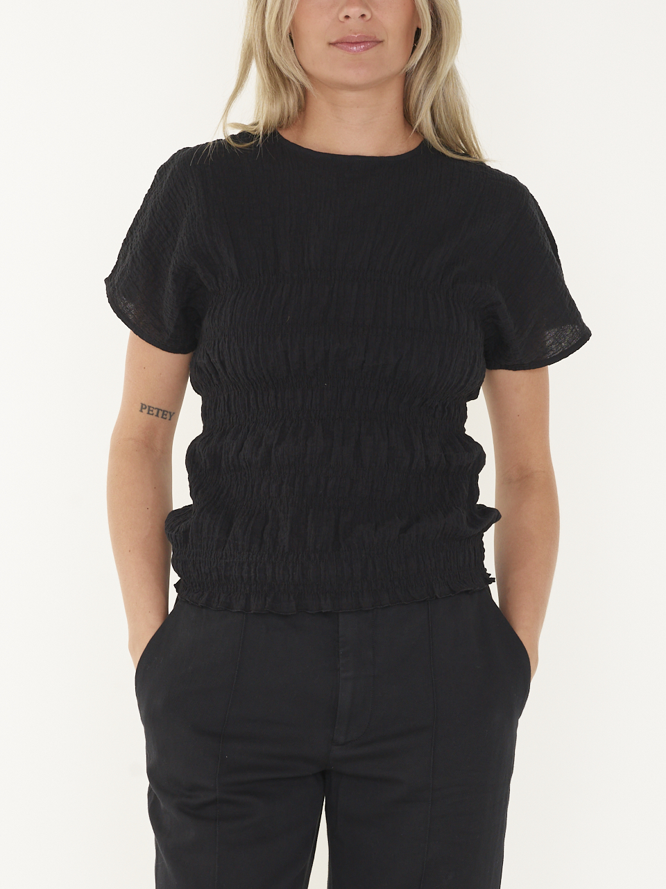 TOP SMOCKED