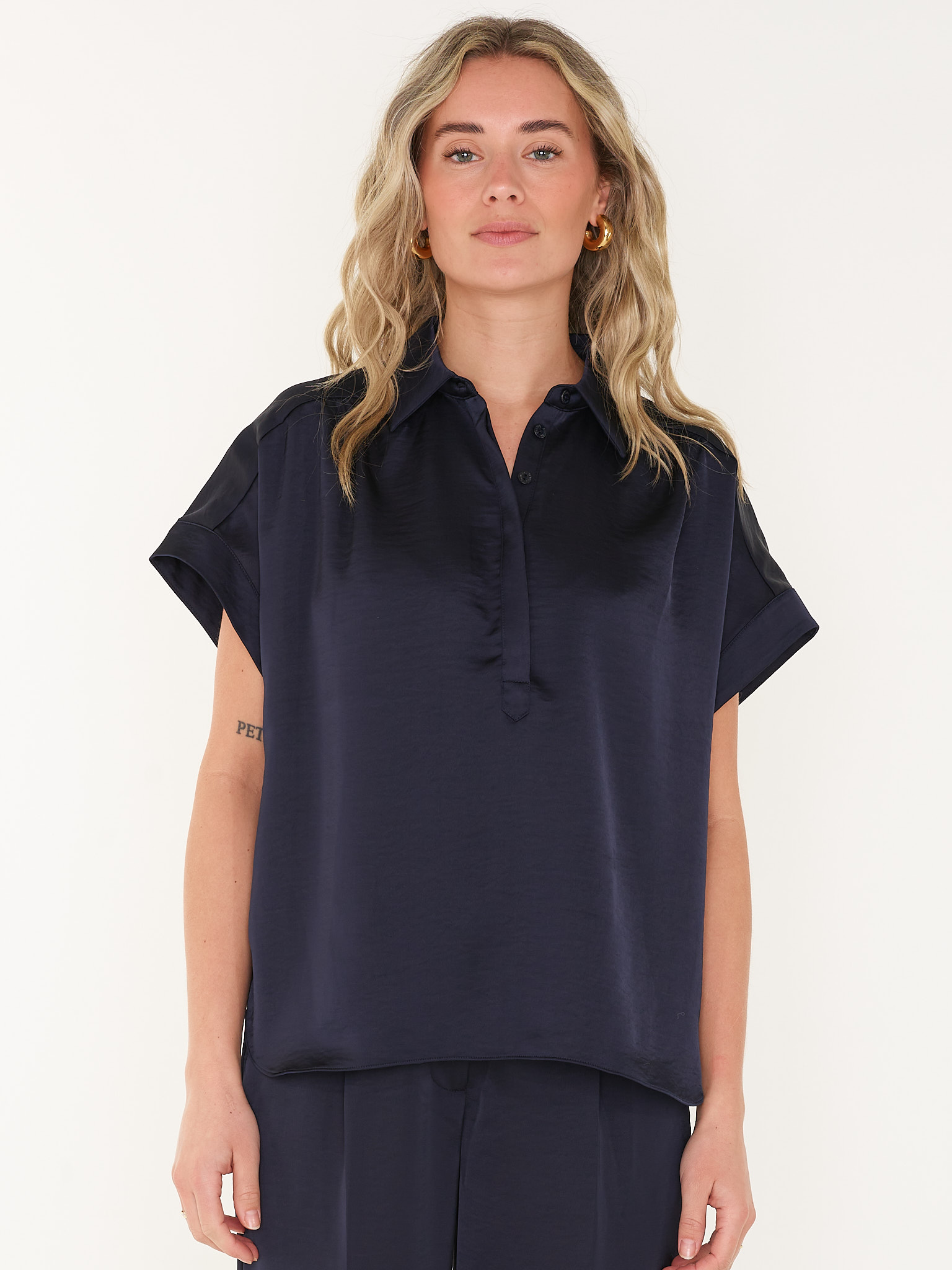 TOP ZELENA SLOUCHY FIT