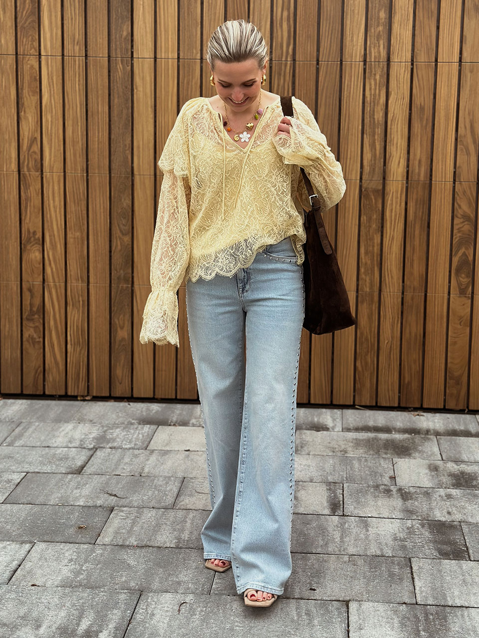 TOP ZILAN BOHO DETAILED LACE