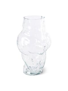 VASE CLOUD CLEAR GLASS HIGH